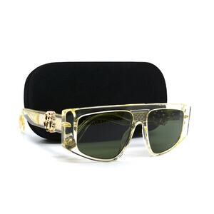 ROBERTO CAVALLI SRC038M TRANSPARENT GREEN AUTHENTIC SUNGLASSES
